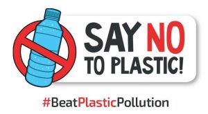 no plastic bottles, beat plastic pollution